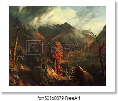 Free art print of View in the White Mountains by Thomas Cole