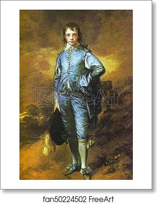 Free art print of The Blue Boy by Thomas Gainsborough