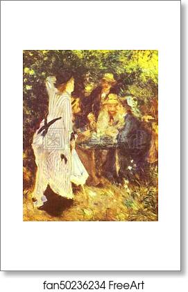 Free art print of In the Garden by Pierre-Auguste Renoir