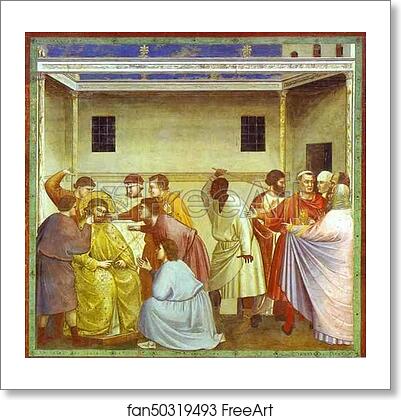 Free art print of The Mocking of Christ and Flagellation by Giotto Free art print of The Mocking of Christ and Flagellation by Giotto