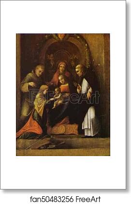 Free art print of The Mystic Marriage of St. Catherine by Correggio Free art print of The Mystic Marriage of St. Catherine by Correggio