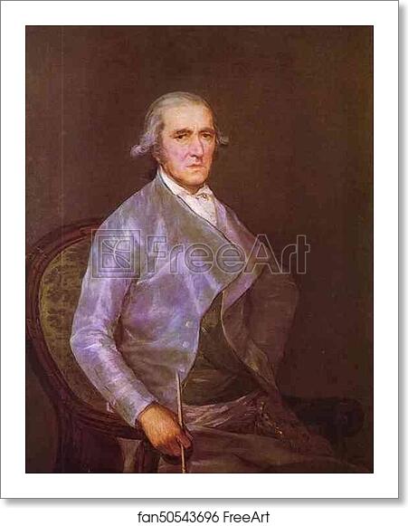 Free art print of Portrait of Francisco Bayeu by Francisco De Goya Y Lucientes