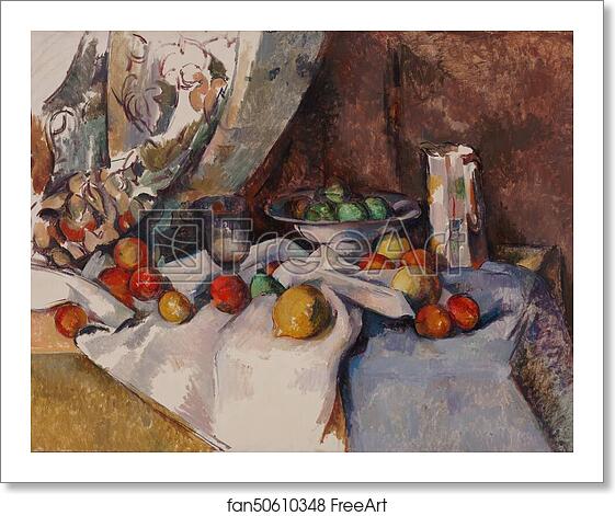 Free art print of Still Life with Apples by Paul Cézanne