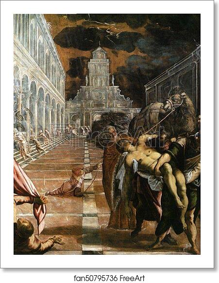 Free art print of Translation of the Body of St. Mark by Jacopo Robusti, Called Tintoretto