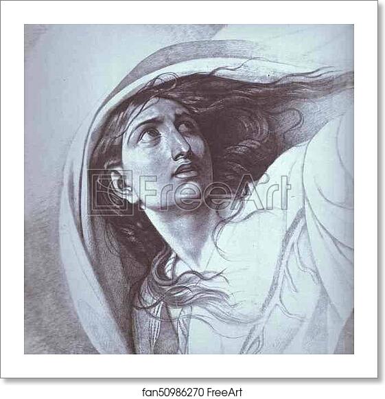 Free art print of Woman with a Veil. Study for The Brazen Dragon by Feodor Bruni Free art print of Woman with a Veil. Study for The Brazen Dragon by Feodor Bruni