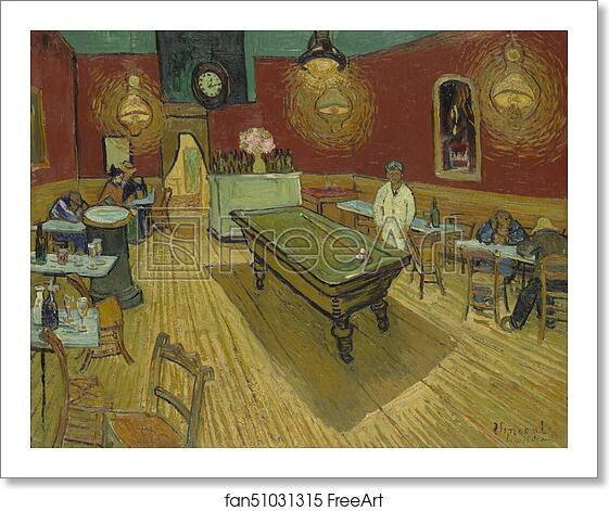 Free art print of The Night Café by Vincent Van Gogh Free art print of The Night Café by Vincent Van Gogh