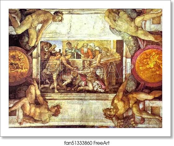 Free art print of The Sacrifice of Noah by Michelangelo Free art print of The Sacrifice of Noah by Michelangelo