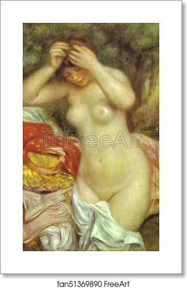 Free art print of Bather Arranging Her Hair by Pierre-Auguste Renoir Free art print of Bather Arranging Her Hair by Pierre-Auguste Renoir