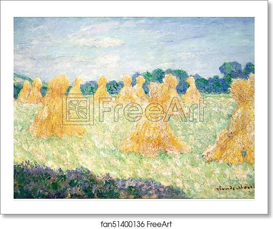 Free art print of The Young Ladies of Giverny, Sun Effect by Claude Monet Free art print of The Young Ladies of Giverny, Sun Effect by Claude Monet