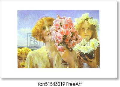 Free art print of Summer Offering by Sir Lawrence Alma-Tadema