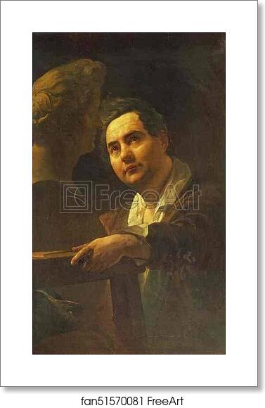 Free art print of Portrait of Sculptor I. P. Vitaly by Karl Brulloff Free art print of Portrait of Sculptor I. P. Vitaly by Karl Brulloff