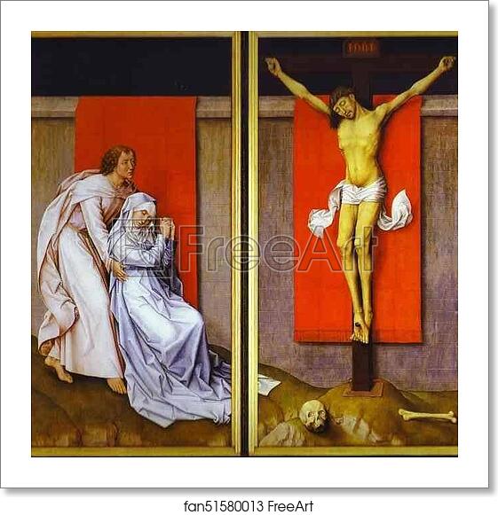 Free art print of Crucifixion Diptych by Rogier Van Der Weyden Free art print of Crucifixion Diptych by Rogier Van Der Weyden