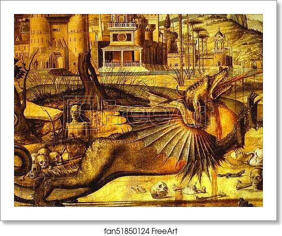 Free art print of St. George and the Dragon. Detail by Vittore Carpaccio Free art print of St. George and the Dragon. Detail by Vittore Carpaccio