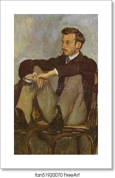 Free art print of Portrait of Pierre-Auguste Renoir by Frédéric Bazille Free art print of Portrait of Pierre-Auguste Renoir by Frédéric Bazille
