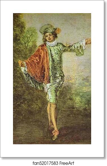 Free art print of L'Indifférent (The Casual Lover) by Jean-Antoine Watteau Free art print of L'Indifférent (The Casual Lover) by Jean-Antoine Watteau
