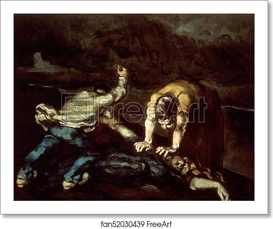 Free art print of The Murder by Paul Cézanne
