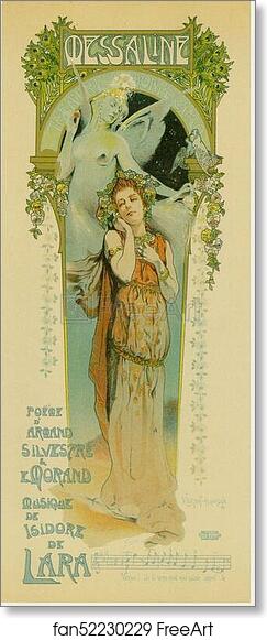 Free art print of La représentation de l'opéra "Messaline" au Casino de Monte-Carlo. by Vincent Lorant-Heilbronn