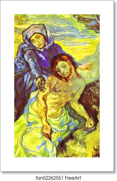 Free art print of Pietà (After Delacroix) by Vincent Van Gogh Free art print of Pietà (After Delacroix) by Vincent Van Gogh