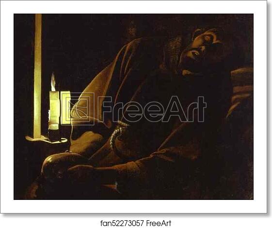 Free art print of St. Francis in Ecstasy. Detail by Georges De La Tour Free art print of St. Francis in Ecstasy. Detail by Georges De La Tour