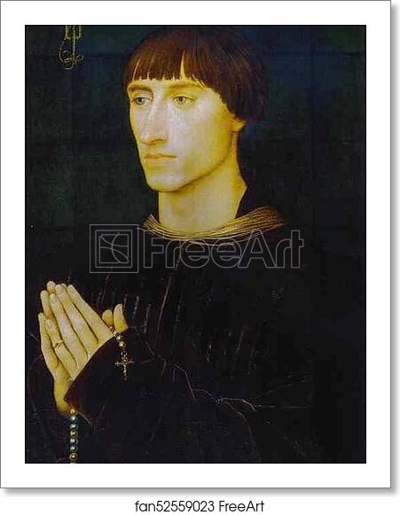 Free art print of Portrait of Philippe de Croy by Rogier Van Der Weyden Free art print of Portrait of Philippe de Croy by Rogier Van Der Weyden