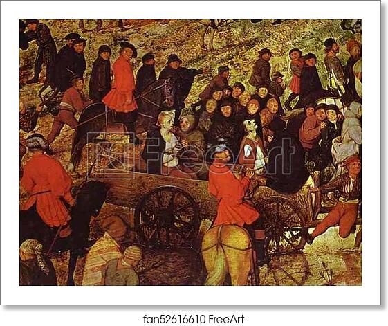 Free art print of The Procession to Calvary. Detail by Pieter Bruegel The Elder Free art print of The Procession to Calvary. Detail by Pieter Bruegel The Elder