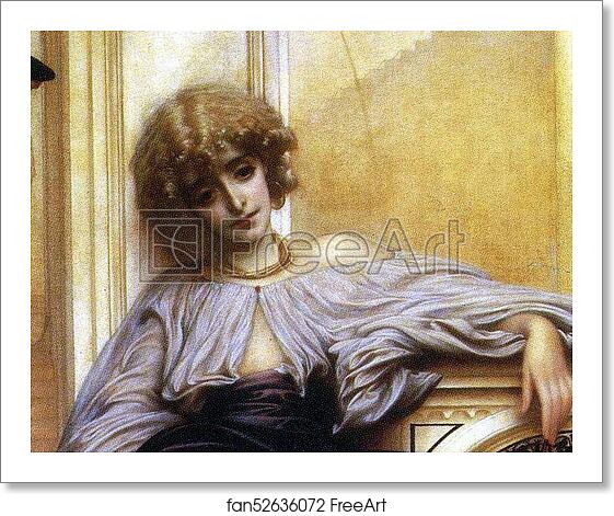Free art print of Lieder ohne Worte. Detail by Frederick Leighton Free art print of Lieder ohne Worte. Detail by Frederick Leighton