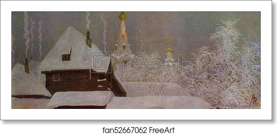 Free art print of Winter Morning by Andrey Ryabushkin Free art print of Winter Morning by Andrey Ryabushkin