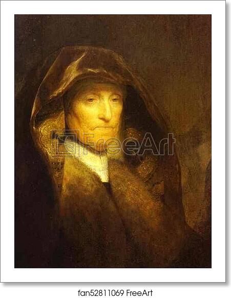 Free art print of Portrait of the Artist's Mother by Rembrandt Harmenszoon Van Rijn Free art print of Portrait of the Artist's Mother by Rembrandt Harmenszoon Van Rijn