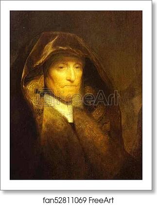 Free art print of Portrait of the Artist's Mother by Rembrandt Harmenszoon Van Rijn