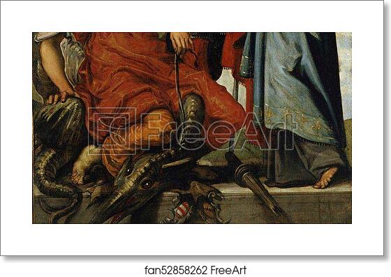 Free art print of Saint George, Saint Louis, and the Princess. Detail by Jacopo Robusti, Called Tintoretto Free art print of Saint George, Saint Louis, and the Princess. Detail by Jacopo Robusti, Called Tintoretto