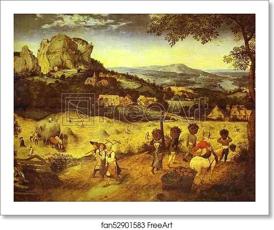 Free art print of Haymaking (July) by Pieter Bruegel The Elder Free art print of Haymaking (July) by Pieter Bruegel The Elder