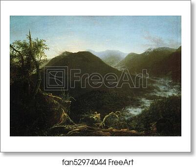 Free art print of Sunrise in the Catskill Mountains by Thomas Cole