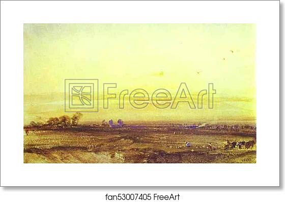 Free art print of Landscape, Sunset by Richard Parkes Bonington Free art print of Landscape, Sunset by Richard Parkes Bonington