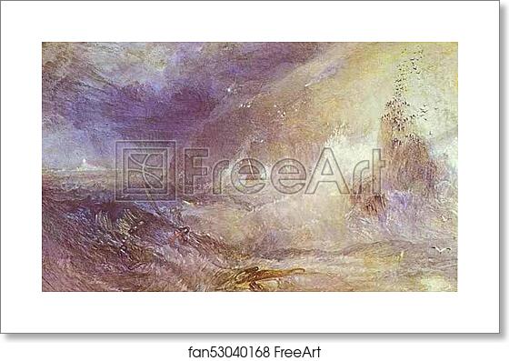 Free art print of Longships Lighthouse, Lands End by Joseph Mallord William Turner Free art print of Longships Lighthouse, Lands End by Joseph Mallord William Turner
