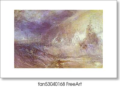 Free art print of Longships Lighthouse, Lands End by Joseph Mallord William Turner