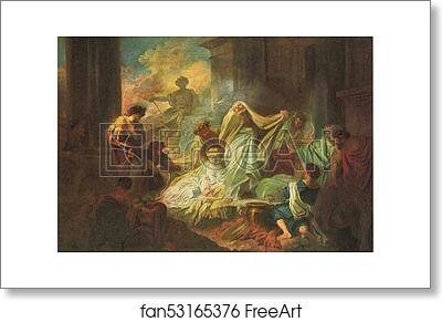 Free art print of Coresus and Callirhoe. (First version) by Jean-Honoré Fragonard