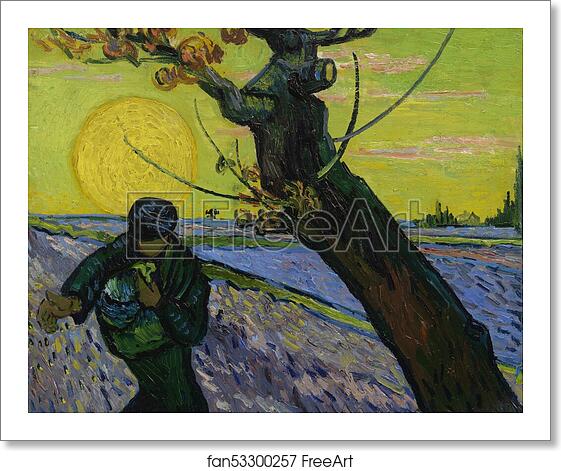 Free art print of The sower by Vincent Van Gogh Free art print of The sower by Vincent Van Gogh