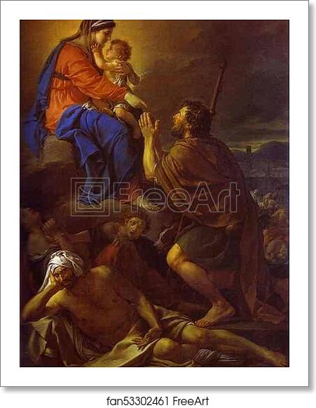 Free art print of St. Roch Interceding with the Virgin for the Plague Striken by Jacques-Louis David Free art print of St. Roch Interceding with the Virgin for the Plague Striken by Jacques-Louis David