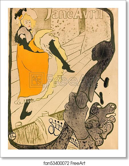 Free art print of Jane Avril by Henri De Toulouse-Lautrec Free art print of Jane Avril by Henri De Toulouse-Lautrec