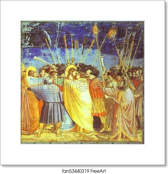 Free art print of The Kiss of Judas by Giotto Free art print of The Kiss of Judas by Giotto