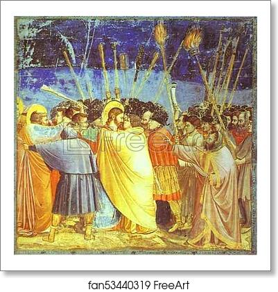 Free art print of The Kiss of Judas by Giotto Free art print of The Kiss of Judas by Giotto