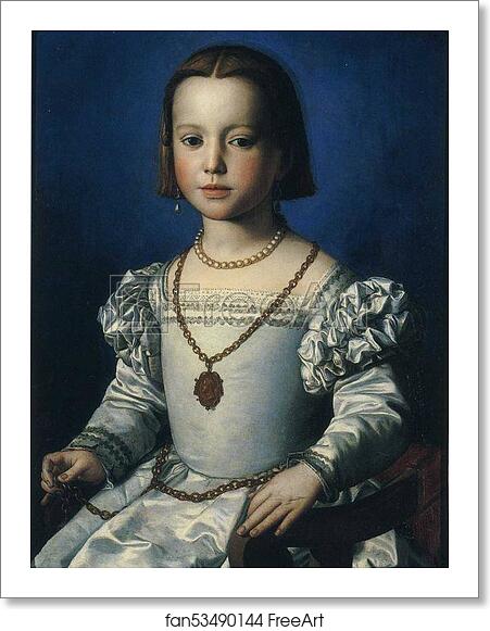 Free art print of Portrait of Bia de'Medici by Agnolo Bronzino Free art print of Portrait of Bia de'Medici by Agnolo Bronzino