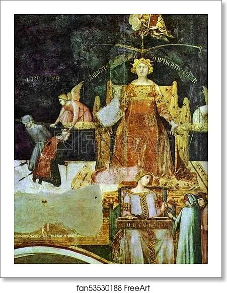 Free art print of Allegory of Good Government. Detail by Ambrogio Lorenzetti Free art print of Allegory of Good Government. Detail by Ambrogio Lorenzetti