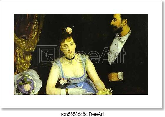 Free art print of A Box at the Théâtre des Italiens by Eva Gonzales Free art print of A Box at the Théâtre des Italiens by Eva Gonzales