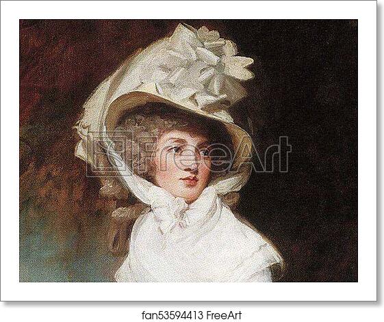 Free art print of Mrs Penelope Lee Acton. Detail by George Romney Free art print of Mrs Penelope Lee Acton. Detail by George Romney