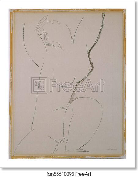 Free art print of Caryatid by Amedeo Modigliani