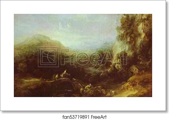 Free art print of Landscape with a Bridge by Thomas Gainsborough Free art print of Landscape with a Bridge by Thomas Gainsborough