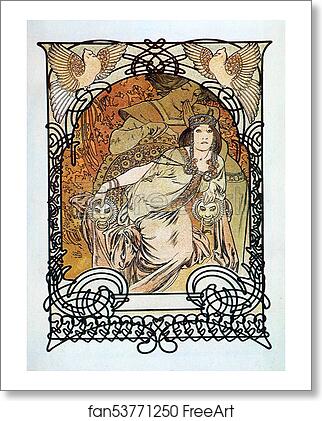 Free art print of Ilsee, Princesse De Tripoli by Alphonse Mucha Free art print of Ilsee, Princesse De Tripoli by Alphonse Mucha