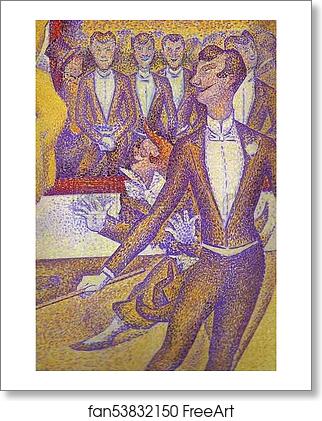 Free art print of The Circus by Georges Seurat