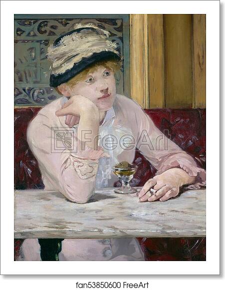Free art print of Plum Brandy by Édouard Manet Free art print of Plum Brandy by Édouard Manet